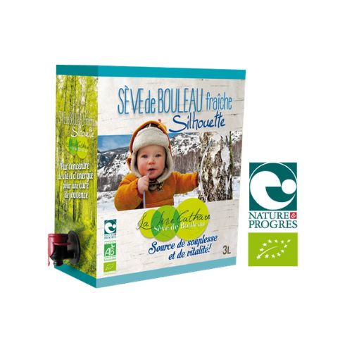Sève de bouleau fraîche BIO Silhouette